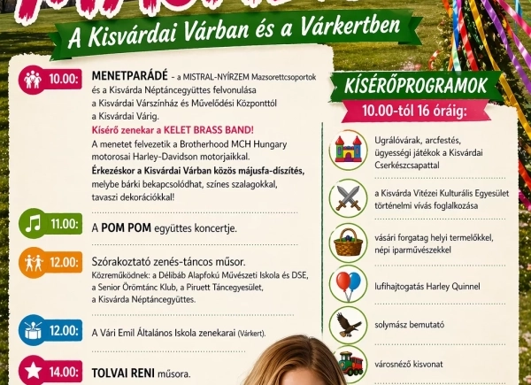 Díszítsük együtt a városi MÁJUSFÁT!